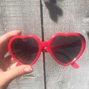 Heart shaped sunglasses